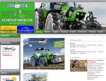 Tablet Screenshot of landtechnik-schoenenberger.de